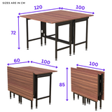 InnoFur Aplos Double Folding Utility, Dining Table