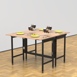 InnoFur Aplos Double Folding Utility, Dining Table