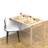 InnoFur Alice Wall Mounted Folding Dining, Study, Utility Table