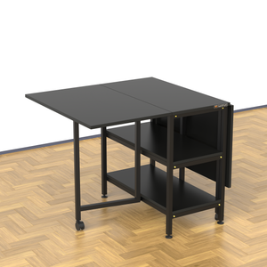 InnoFur Forio Folding Dining Table with Storage