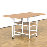 InnoFur Forio Folding Dining Table with Storage