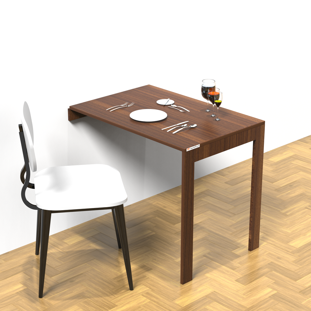 Alice Wall Mounted Folding Dining Table Study Utility Desk InnoFur