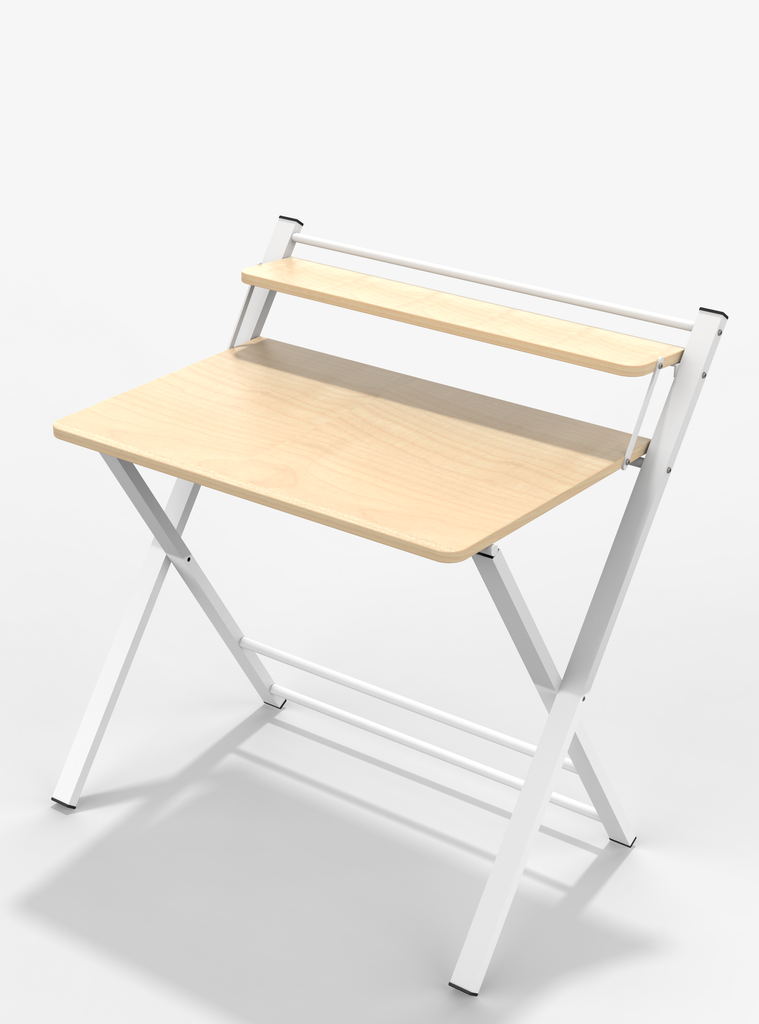 InnoFur Meleti Folding Study Desk | Foldable Office Table | Adjustable Laptop Cum Big Computer Table