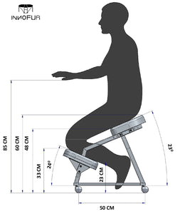 InnoFur Anetos Ergonomic Kneeling Chair